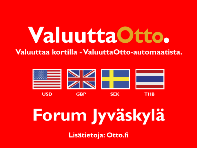 Jyväskylästä saa jälleen valuuttaa!