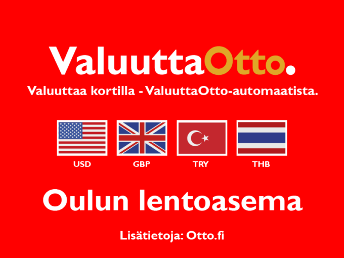 ValuuttaOtto Oulun lentoasema