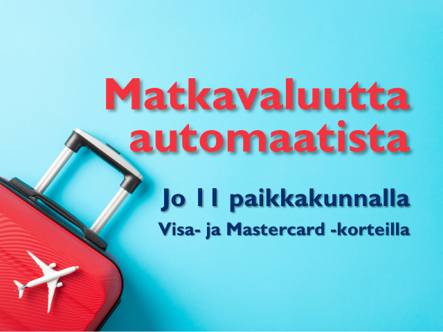 Matkavaluuttaa ValuuttaOtosta!