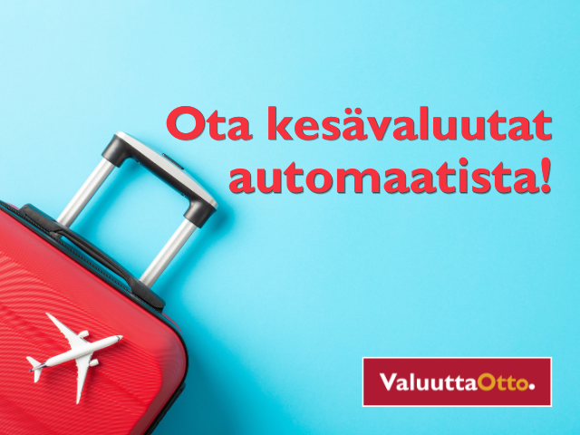 Kesävaluuttaa automaatista